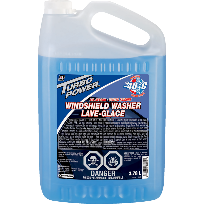 Turbo Power™ All-Season Windshield Washer Fluid 3.78 L
