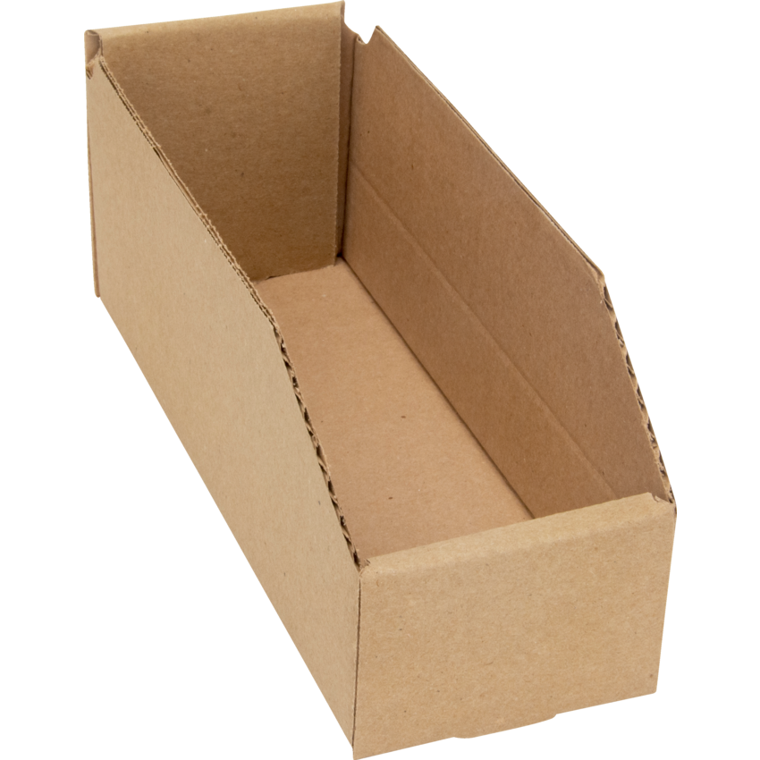 Mitchel Lincoln Deep Corrugated Parts Bin 3-3/4"W x 11-1/4"D x 4-1/2"H Beige