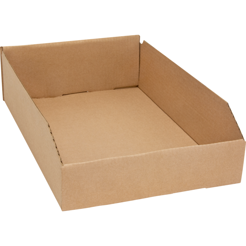 Mitchel Lincoln Deep Corrugated Parts Bin 11-3/4"W x 17-1/4"D x 4-1/2"H Beige