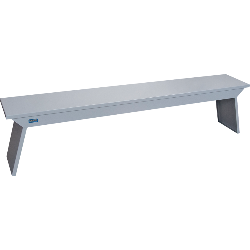 Kleton® Locker Room Bench Steel 72"W x 12"D 17"H