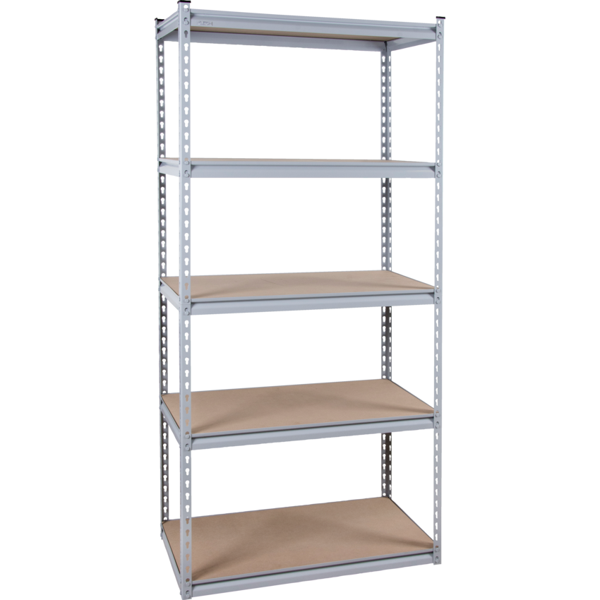 Kleton Boltless Heavy-Duty Steel Shelving 36"W x 18"D x 72"H