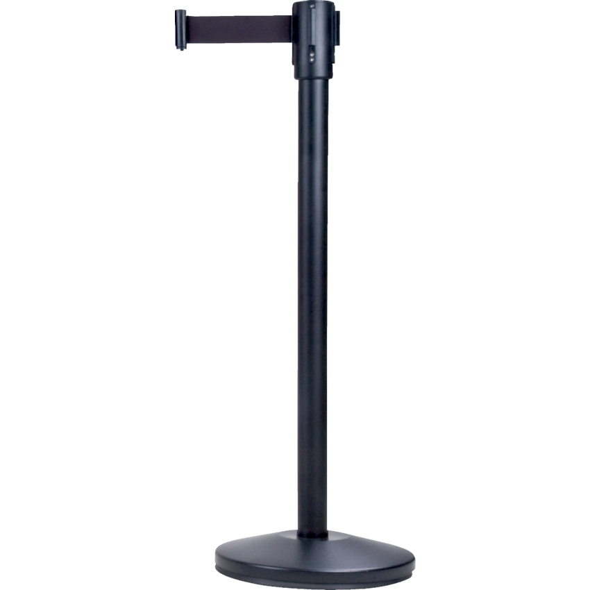 Zenith® Free-Standing Crowd Control Barrier Black/Black