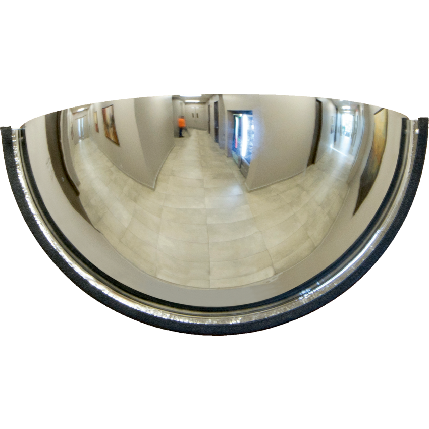 Zenith® Half Dome Closed Top 180° Mirror 48