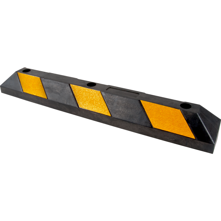 Zenith® Parking Curbs 3' Black/Yellow