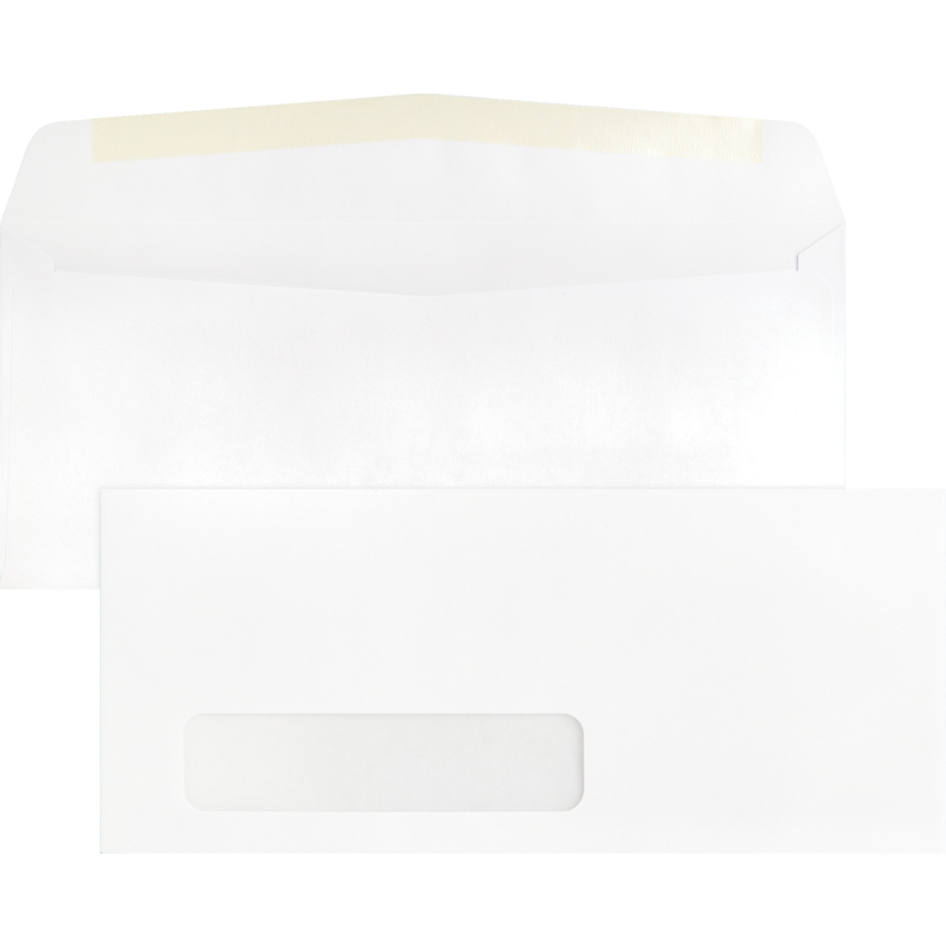 Business Source® Window Envelopes #10 4-1/8" x 9-1/2" 500/box