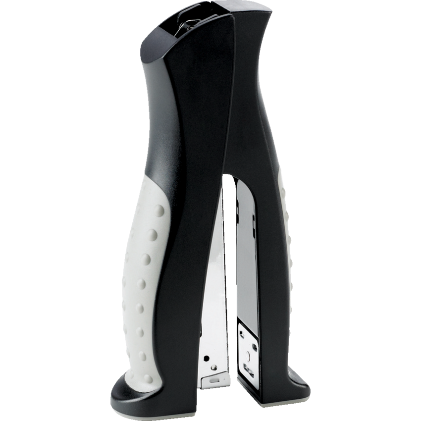 Business Source® Standup Stapler Full Strip 20 sheets Black/Grey