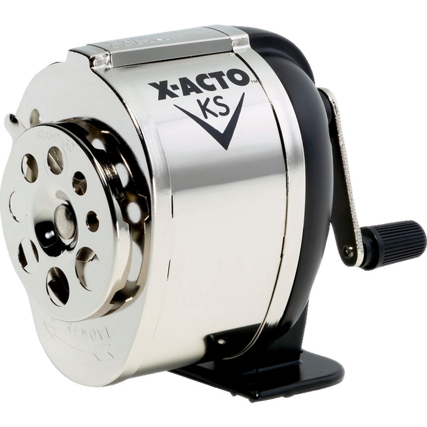 X-ACTO® KS Manual Pencil Sharpener Chrome