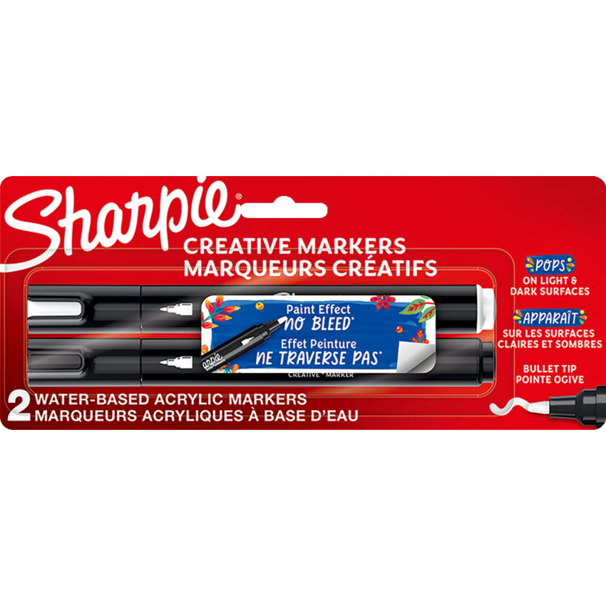 Sharpie® Creative Markers Bullet tip Assorted Colours 2/pkg