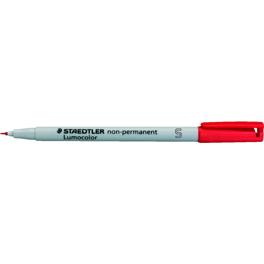 Staedtler® Lumocolor® Markers Washable Super-Fine Tip Red