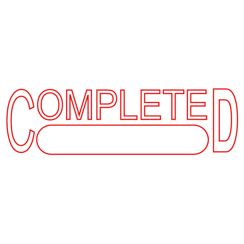 Trodat® Printy 4911 Self-Inking Message Stamp with Window COMPLETED