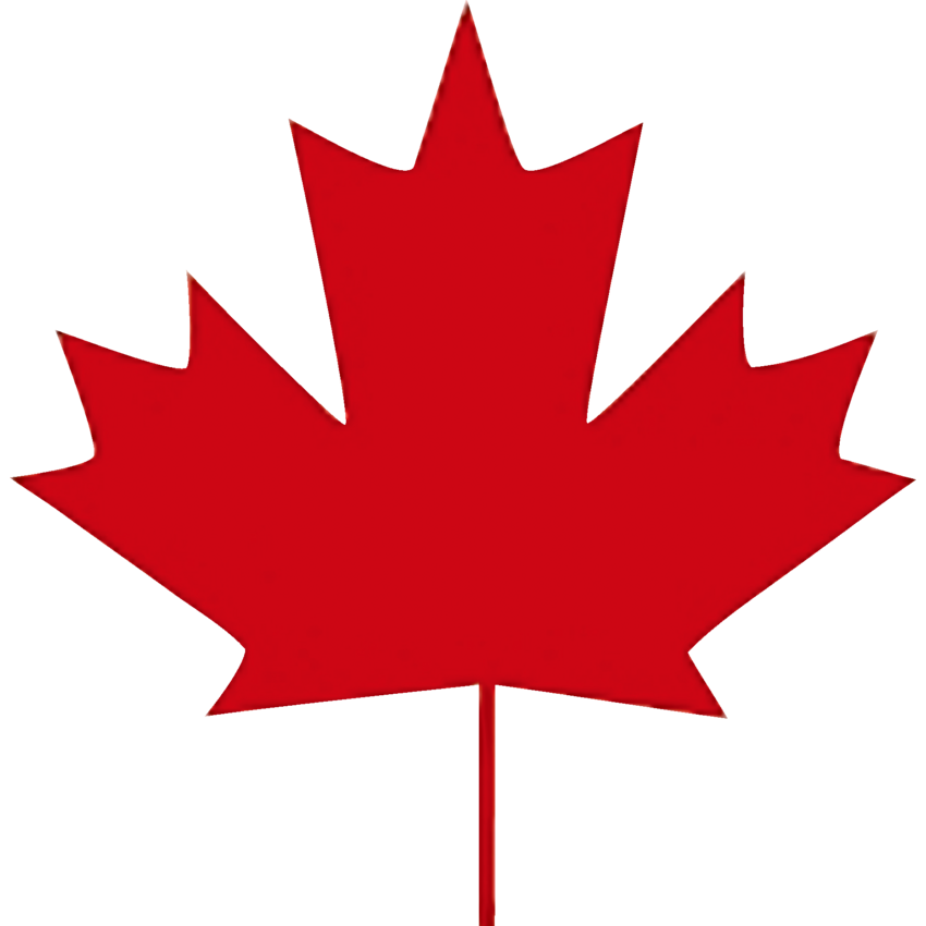 Trodat® S-Printy 4921 Self-Inking Mini Stamp Red Maple Leaf