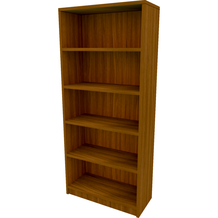 HDL® Innovations Bookcase 5-Shelf  32"W x 14"D x 72"H Black Walnut