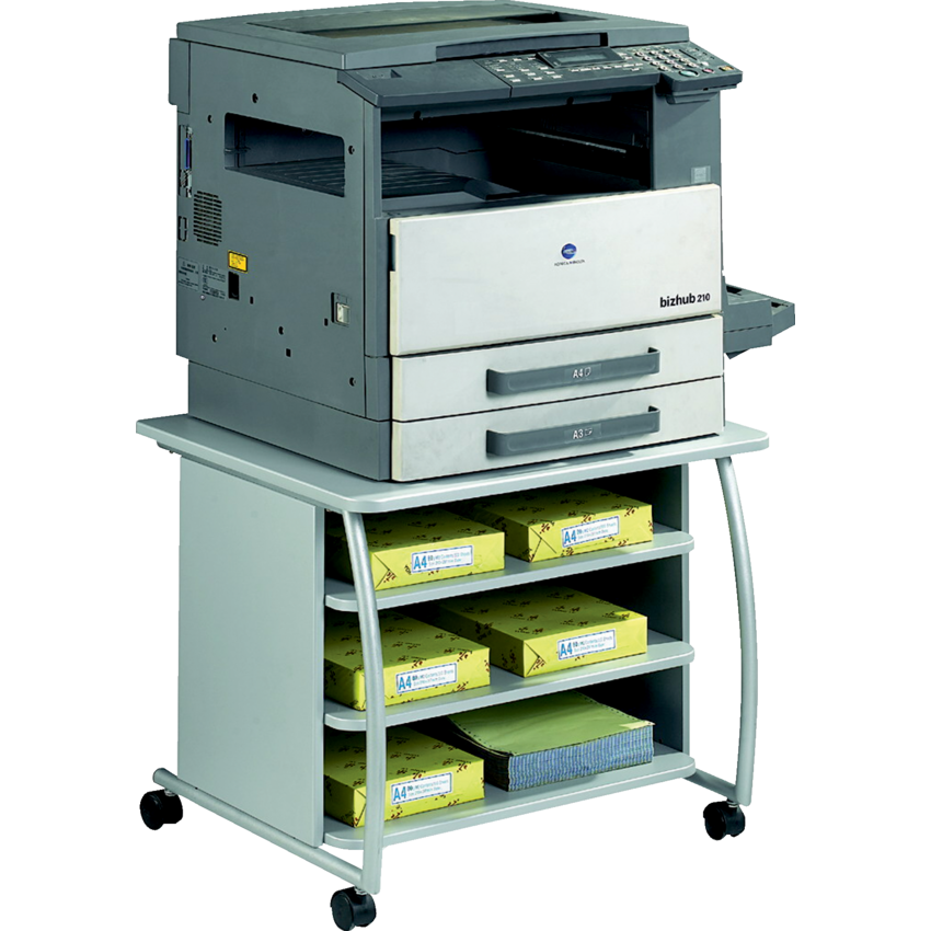 Star Quality Subra Utility Cart w/Adjustable Shelves 28”W x 24”D x 24”H Grey