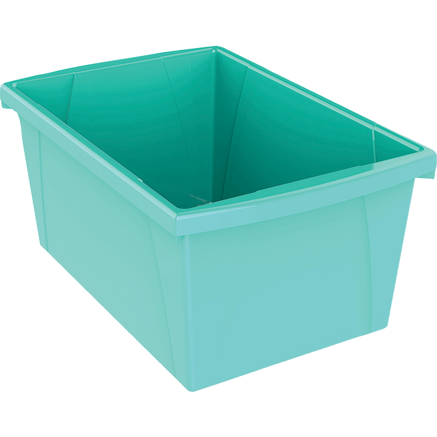 Storex® Storage Bin 21 L Teal