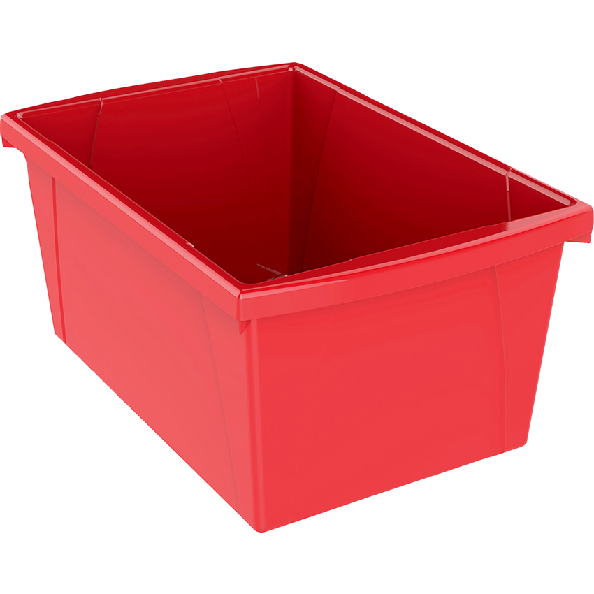 Storex® Storage Bin 21 L Red