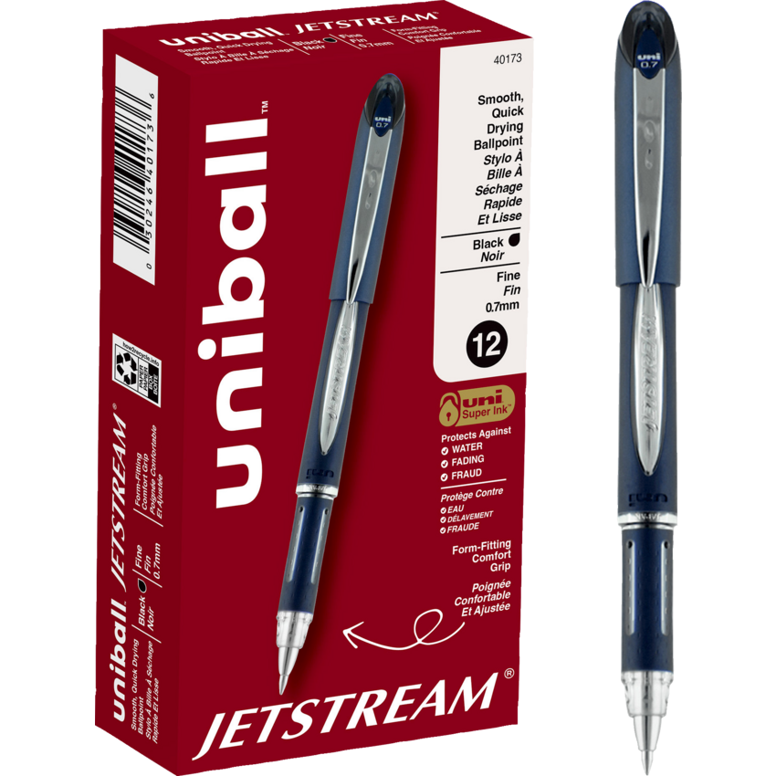 Uni-ball® Jetstream™ Gel Ball Point Pen 0.7 mm Black