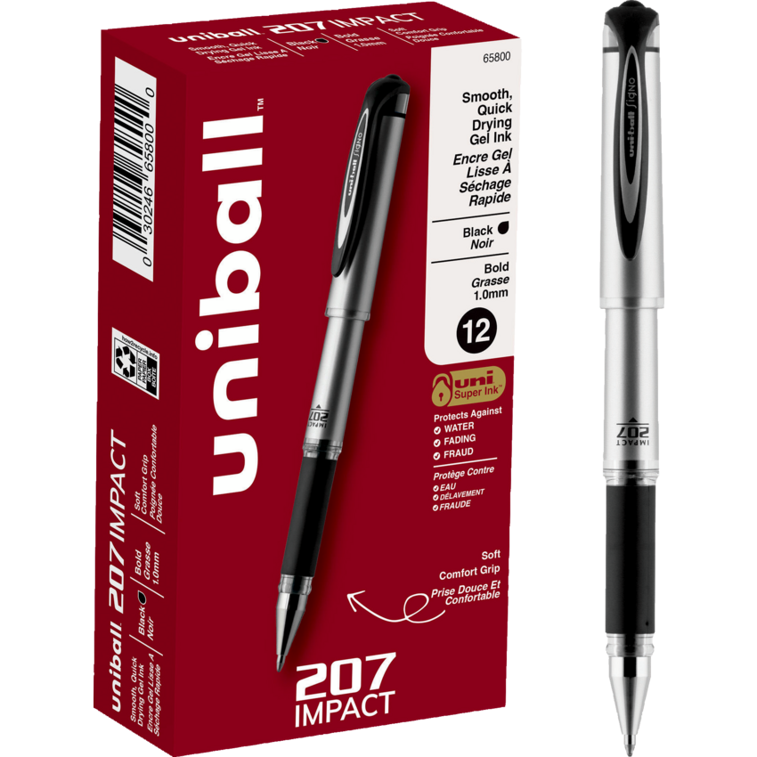 uni-ball® 207 Impact™ Gel Pen Black