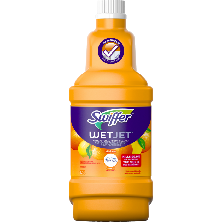 Swiffer® WetJet® Antibacterial Floor Cleaner Citrus & Light 1.25 L