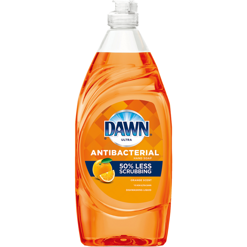 Dawn® Ultra Antibacterial Dish Detergent Orange scent 473 mL