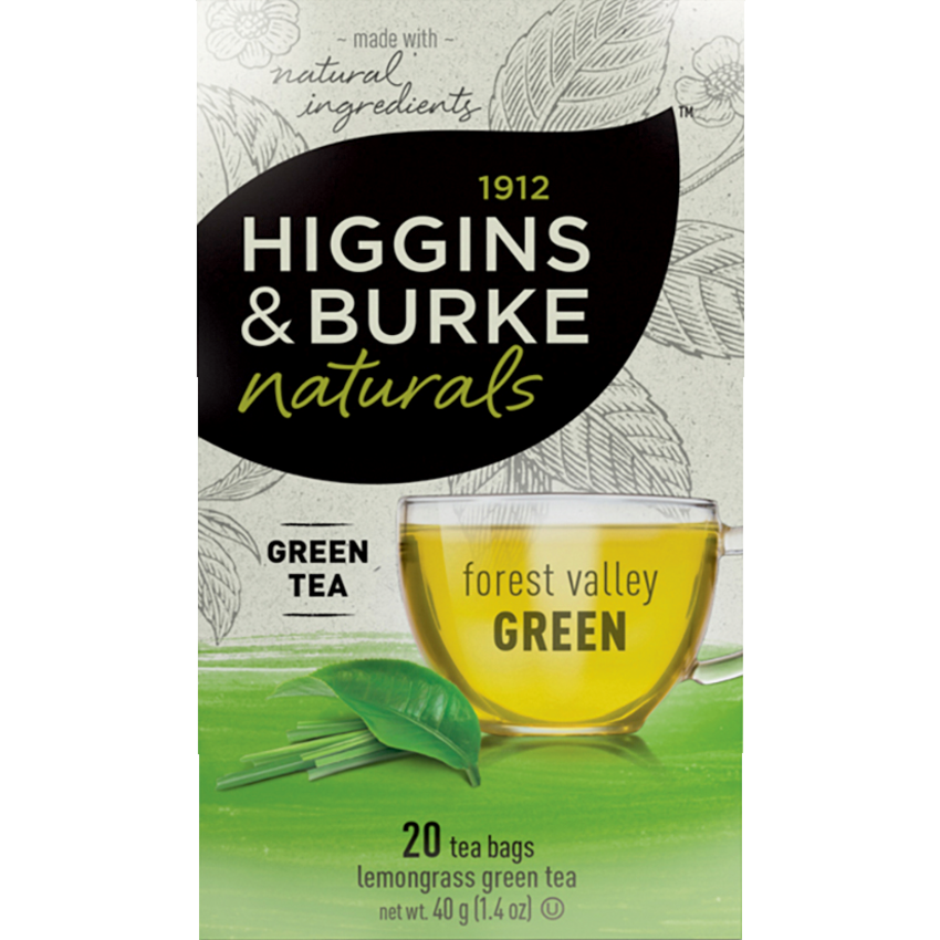 Higgins & Burke Specialty Tea Green 20 bags/box