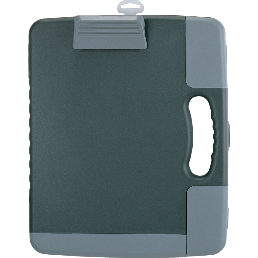 Officemate® Clipboard Storage Case 11-3/4"W x 1-1/2"D x 14-1/2"H Charcoal