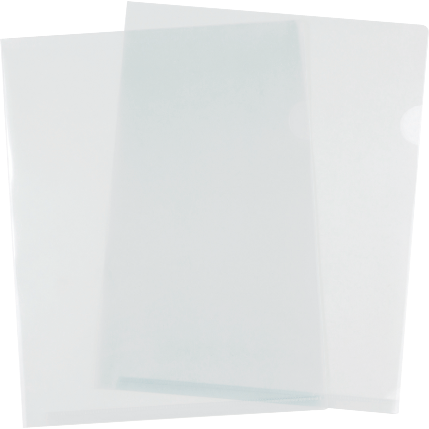 VLB FileMode View Folders 11x8-1/2" Clear 10/pkg