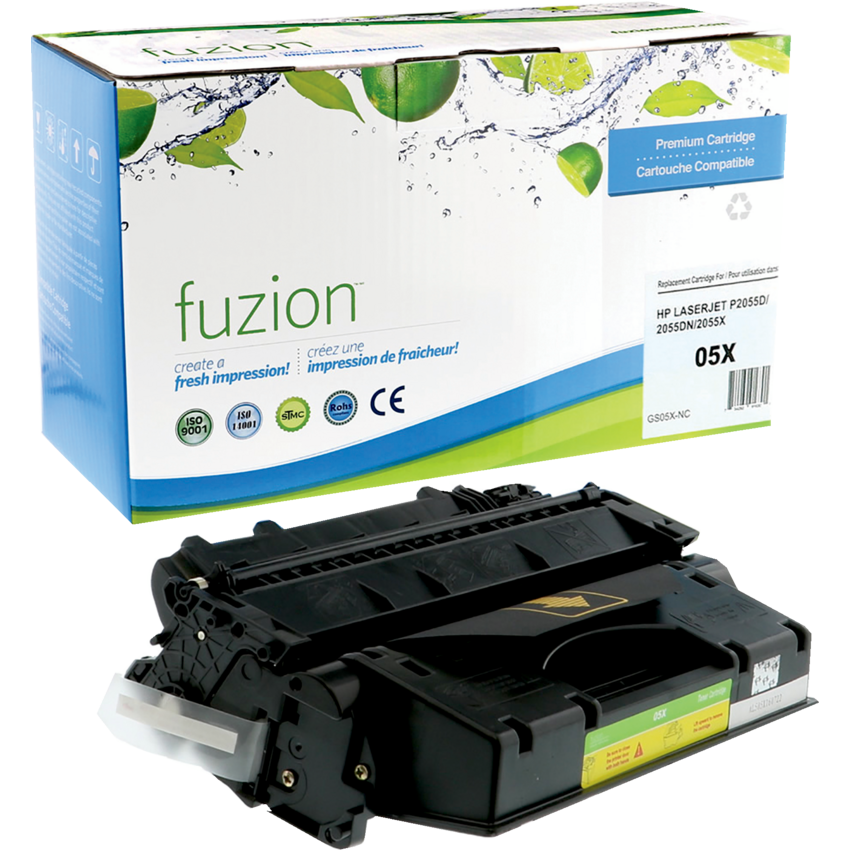fuzion™ Compatible Laser Cartridges (HP OEM# CE505X) Black