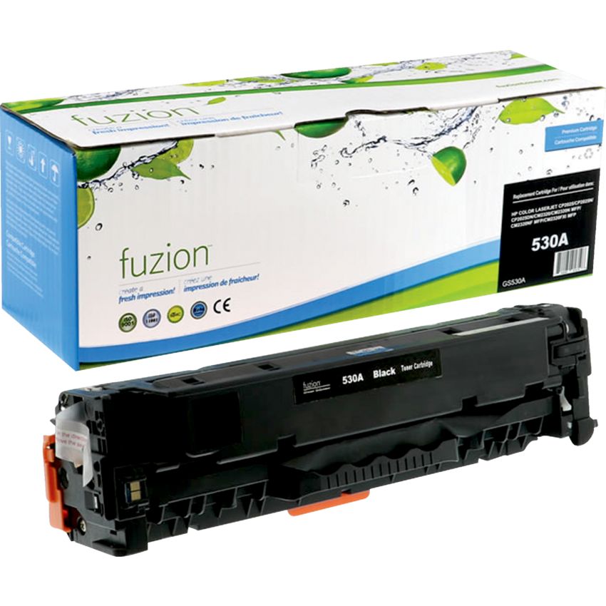 fuzion™ Compatible Laser Cartridges (HP CC530A) Black