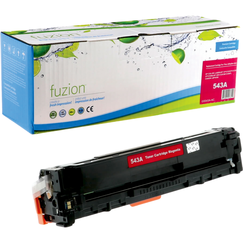 fuzion™ Compatible Laser Cartridges (HP OEM# CB543A, 125A) Magenta