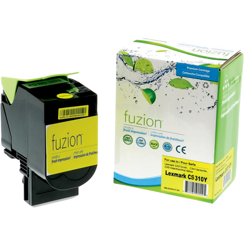 fuzion™ Compatible Laser Cartridges (Lex 70C1HY0, 701Y) High Yield Yellow