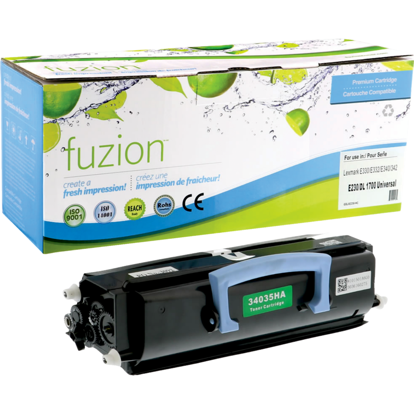 fuzion™ Compatible Laser Cartridges (Lexmark E230) Black