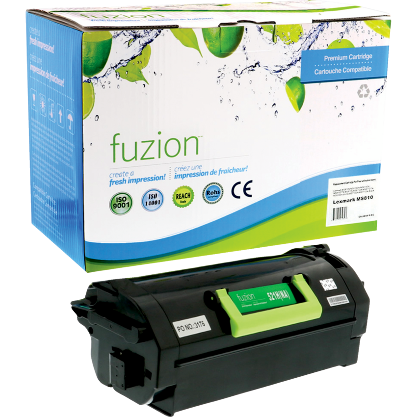 fuzion™ Compatible Laser Cartridges (Lexmark MS810) Black