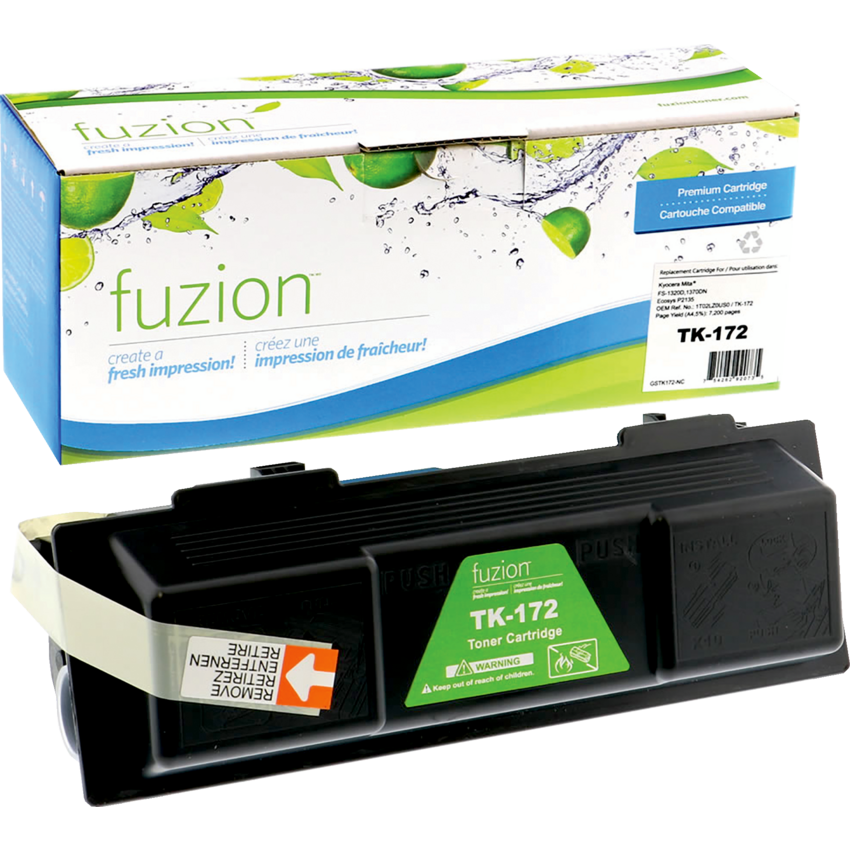 fuzion™ Compatible Laser Cartridges Kyocera (OEM# TK172) Black