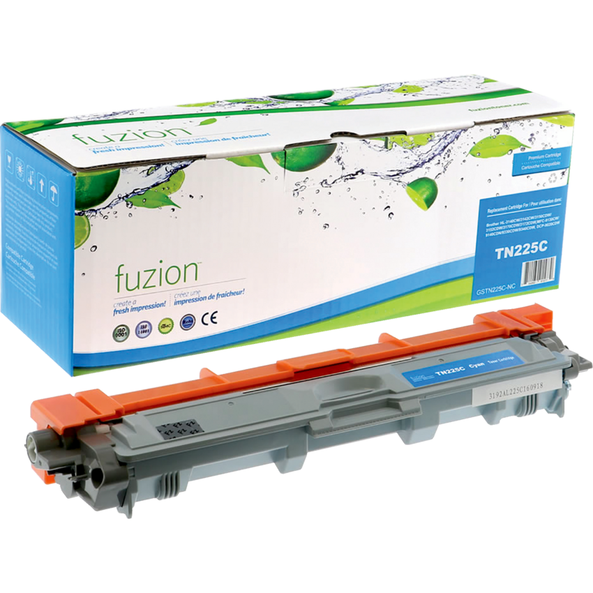 fuzion™ Compatible Laser Cartridges (Brother OEM# TN225C) Cyan
