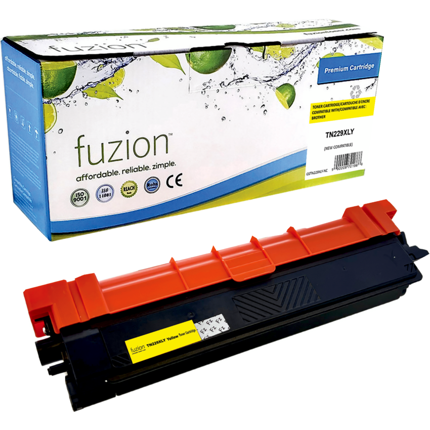 fuzion™ Compatible Laser Cartridge (Brother TN229XLY) Yellow