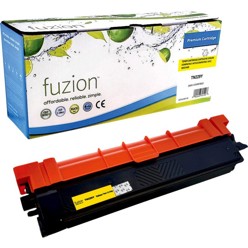 fuzion™ Compatible Laser Cartridge (Brother TN229Y) Yellow