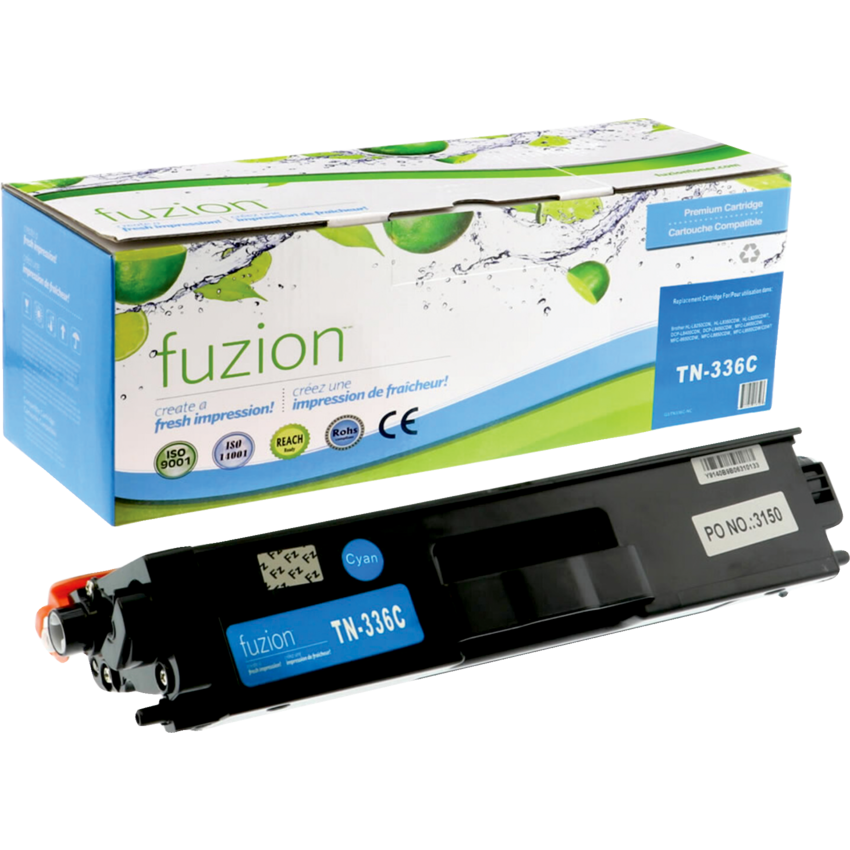 fuzion™ Compatible Laser Cartridges (Brother OEM# TN336C) High Yield Cyan