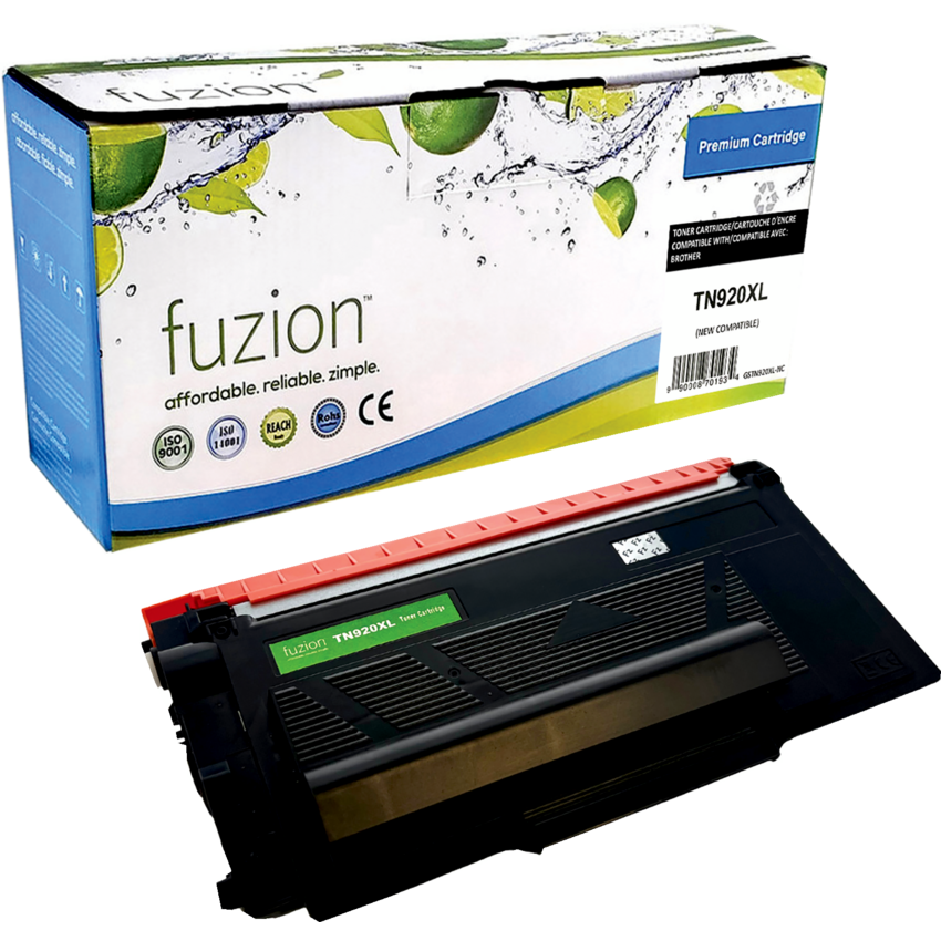 fuzion™ Compatible Laser Cartridge (Brother TN920XL) Black