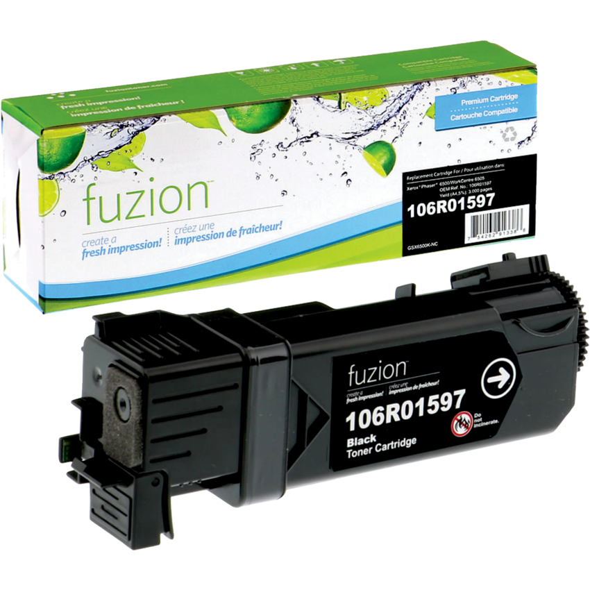 fuzion™ Compatible Laser Cartridges Xerox (OEM# 106R01597) Black