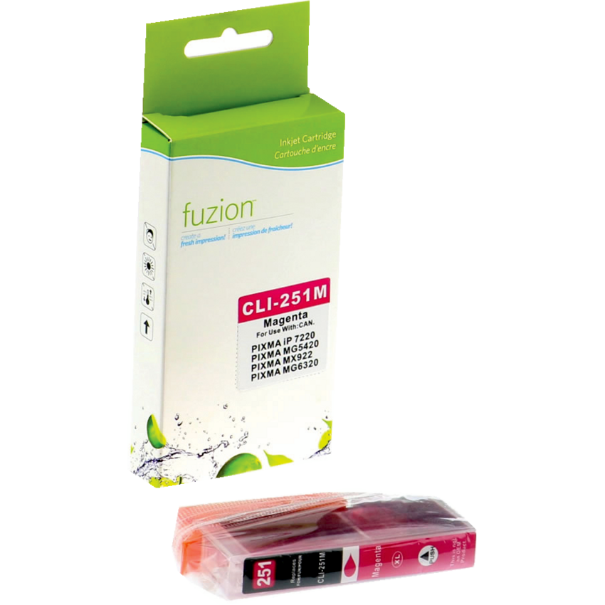 fuzion™ Compatible Laser Cartridges (Canon OEM# CLI-251XL) Magenta