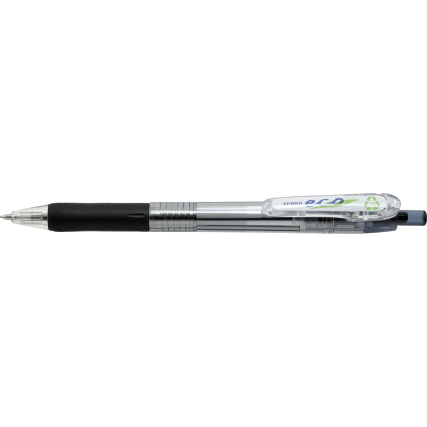 Zebra Jimnie® Clip Eco Retractable Ball Point Pen Medium Point Black