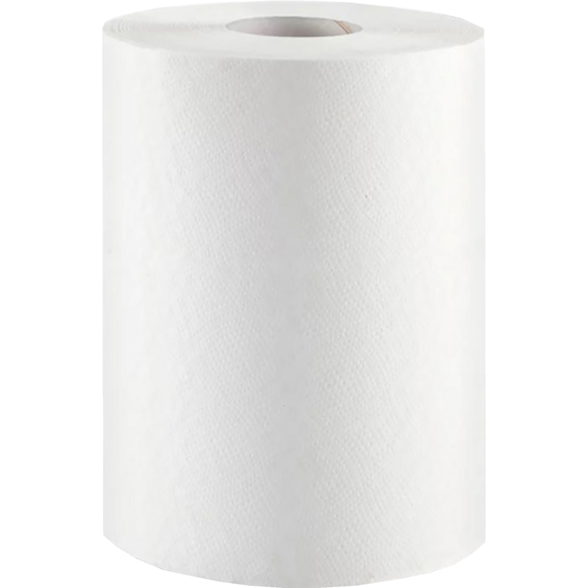 White Swan® Roll Towels 8" x 500' White 12 rolls/ctn