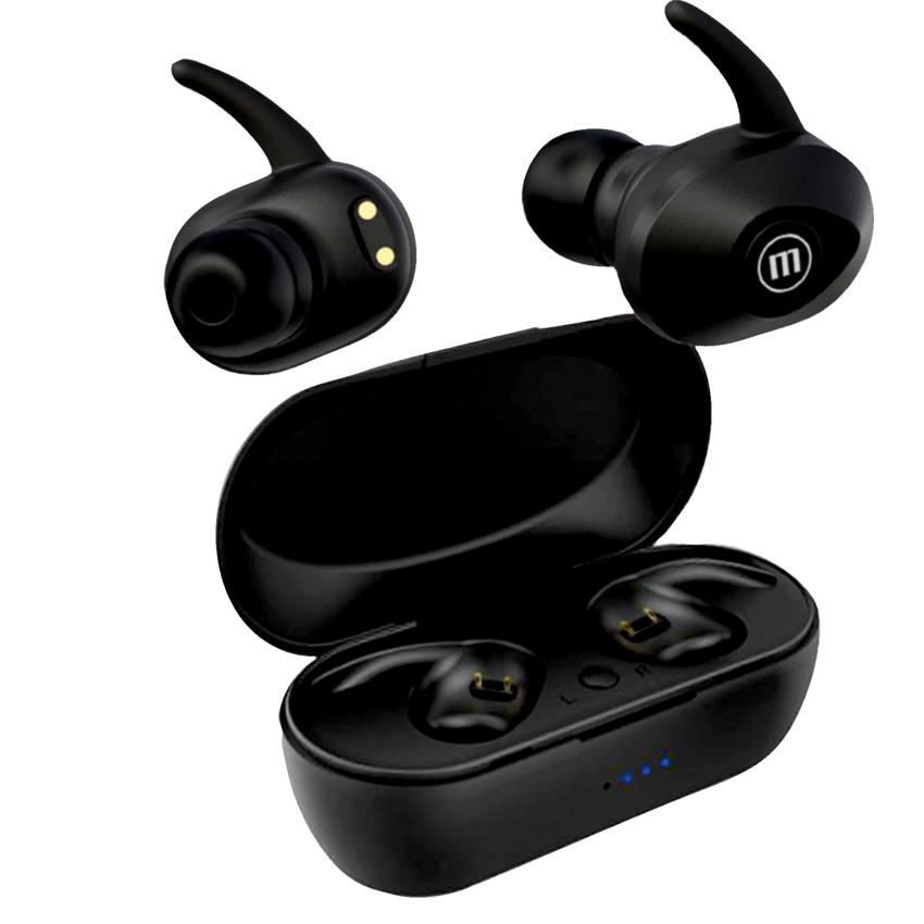 Maxell Mini Wireless Earbuds with Mic Black