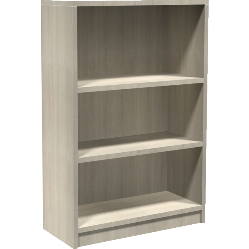 HDL® Innovations Bookcase 3-Shelf  32"W x 14"D x 48"H Winter Wood