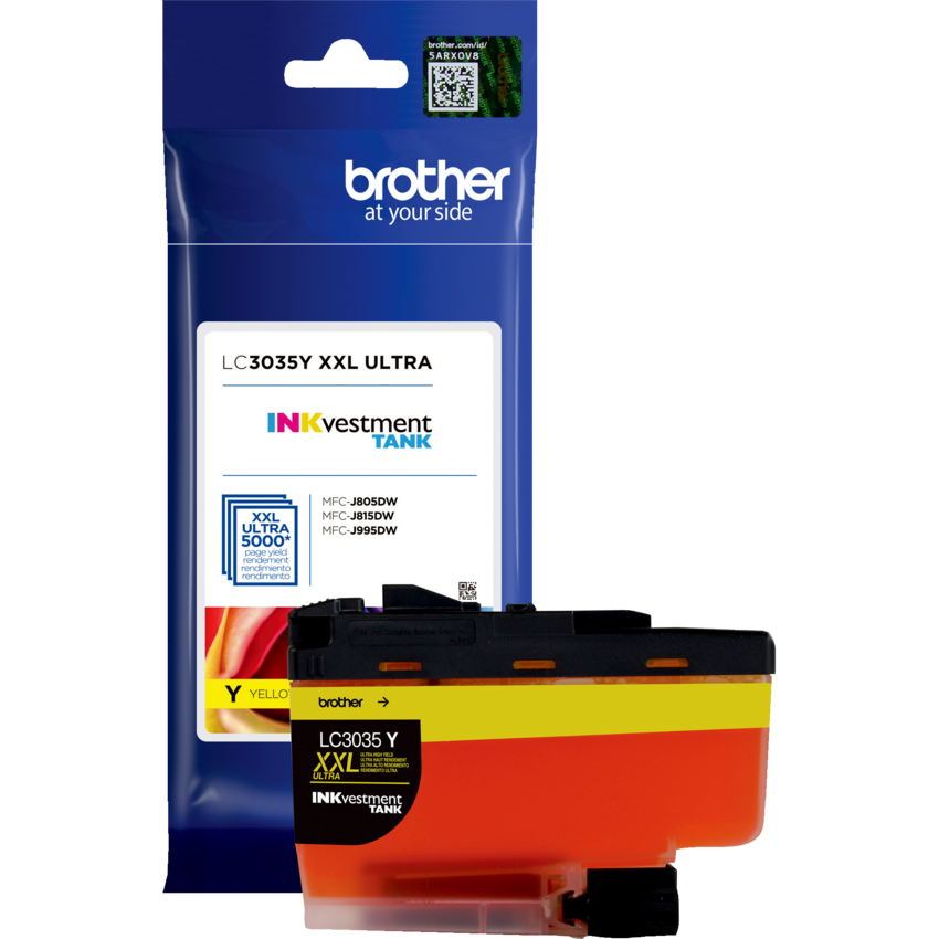 Brother INKvestment Inkjet Cartridge #LC3035Y XXL Ultra High Yield Yellow